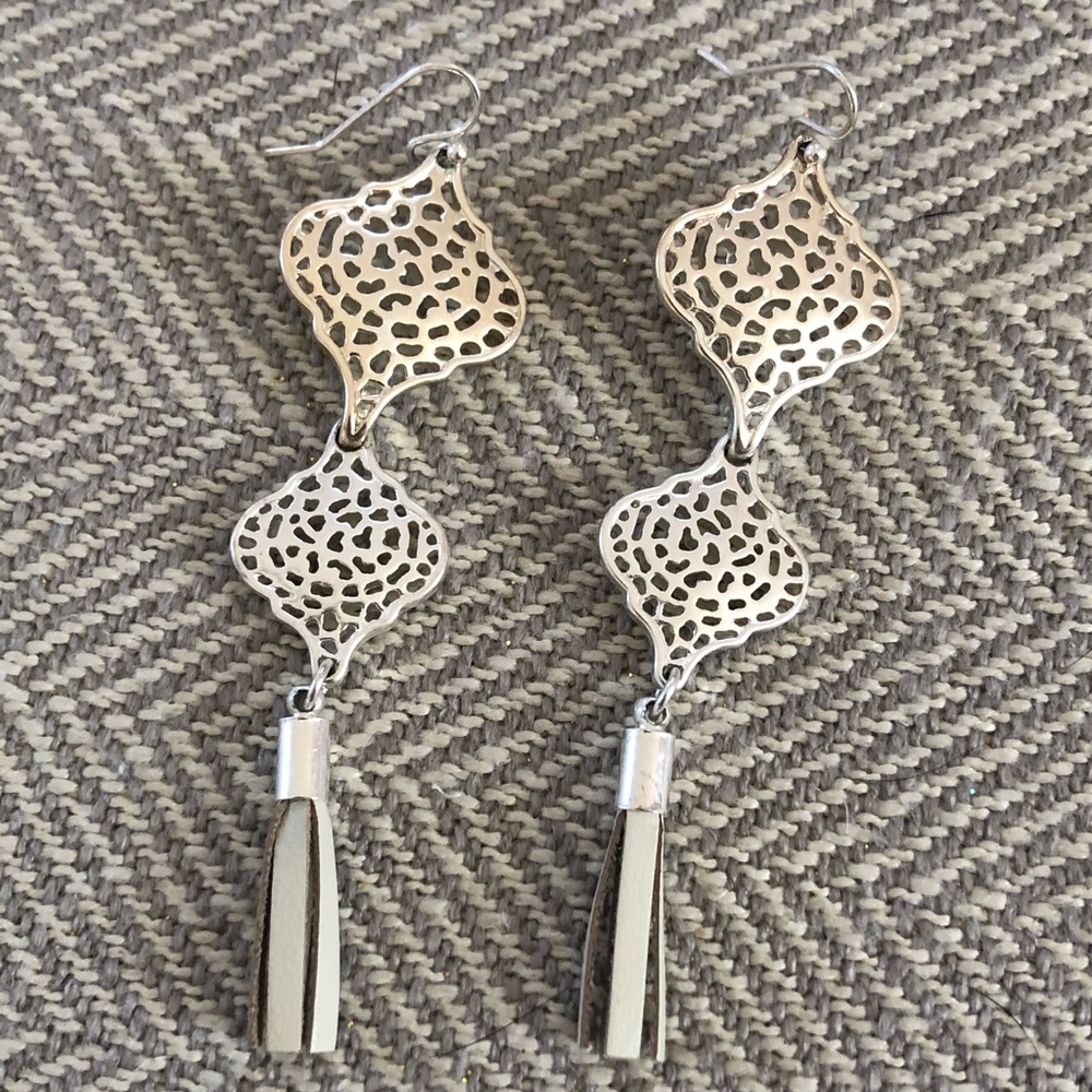 Stella & Dot Plait Drop Earrings